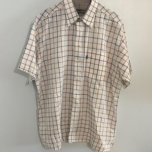 Barbour Men’s Short Sleeve Button Down Shirt XL